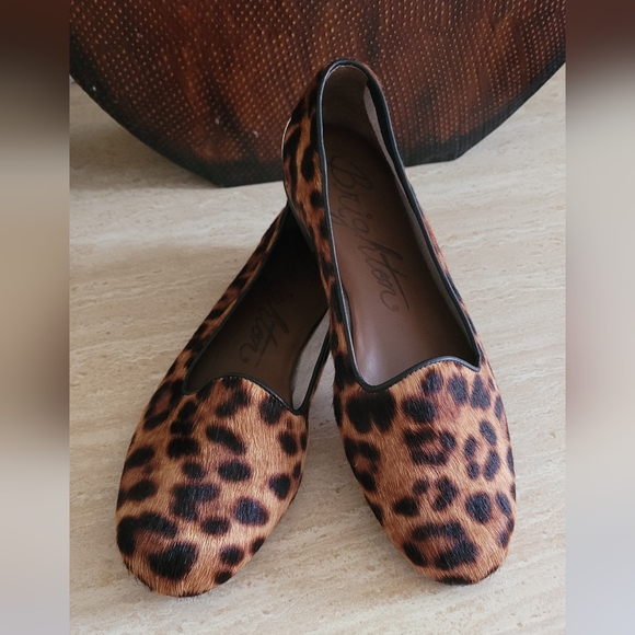New Brighton leather loafers animal print - Picture 1 of 5